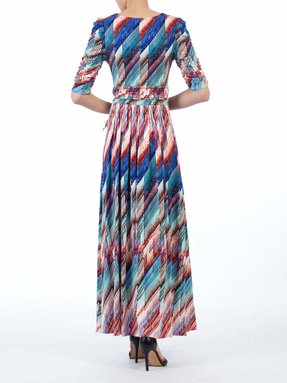 Jolie Moi Half Sleeve Print Maxi Dress ...